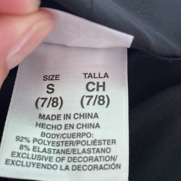 Girls Cropped Leggings - Picture 3 of 4